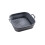 Collapsible Square Air Fryer Silicone Pot Grey 1