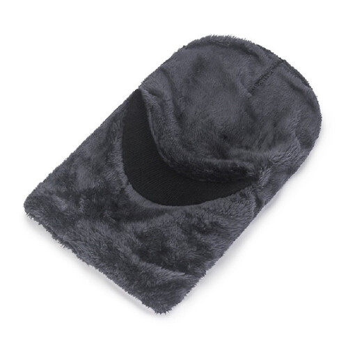 Balaclava - Mascherina in maglia con cerniera e cappello Grey 2