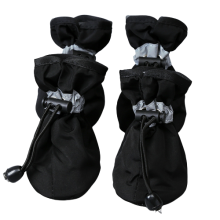 Anti-Slip Dog Shoes 4-Piece Black S