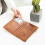 Slanke RFID-blokkerende paspoorthouder - Multifunctionele reisorganizer LightBrown 4