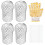 4 Pack Expandable Aluminum Gutter Guard Downspout Filter for Leaf Blockage Prevention 1