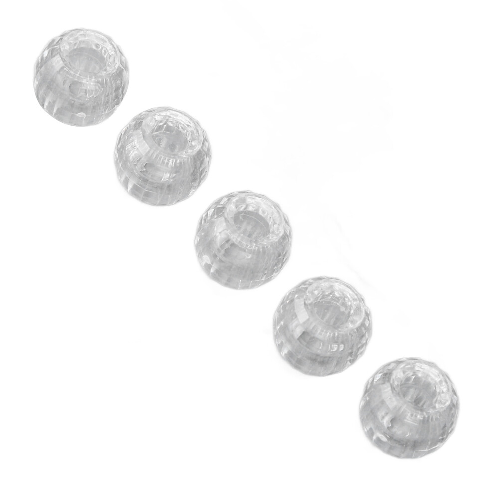 Unisex 100Pcs Resin Hair Beads 12Mm For Braids