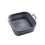 Collapsible Square Air Fryer Silicone Pot Grey 6