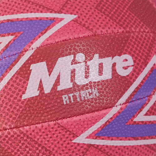 Mitre (4, Pink/Purple/White) Mitre Attack Netball 1