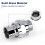 Ceiling Mounted Adjustable Shower Head Connector with 360 Rotation CorrosionResistant Chrome 3