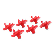 15-teilige Sets Hühner-Nippel-Wassertränke - Kunststoff