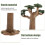 2Pcs Miniature Artificial Trees Baobab Tree Model for Micro Landscape Decor with Durable PVC 3