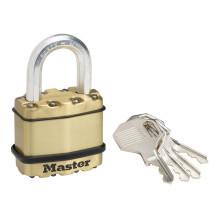 Master Lock Excell Brass Finish Padlocks