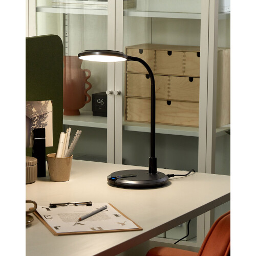 Beliani LED Desk Lamp COLUMBA Adjustable Metal Black 1