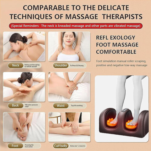Massage Mat Device&Foot Massager 3D Heat Vibration Function Full Body 2