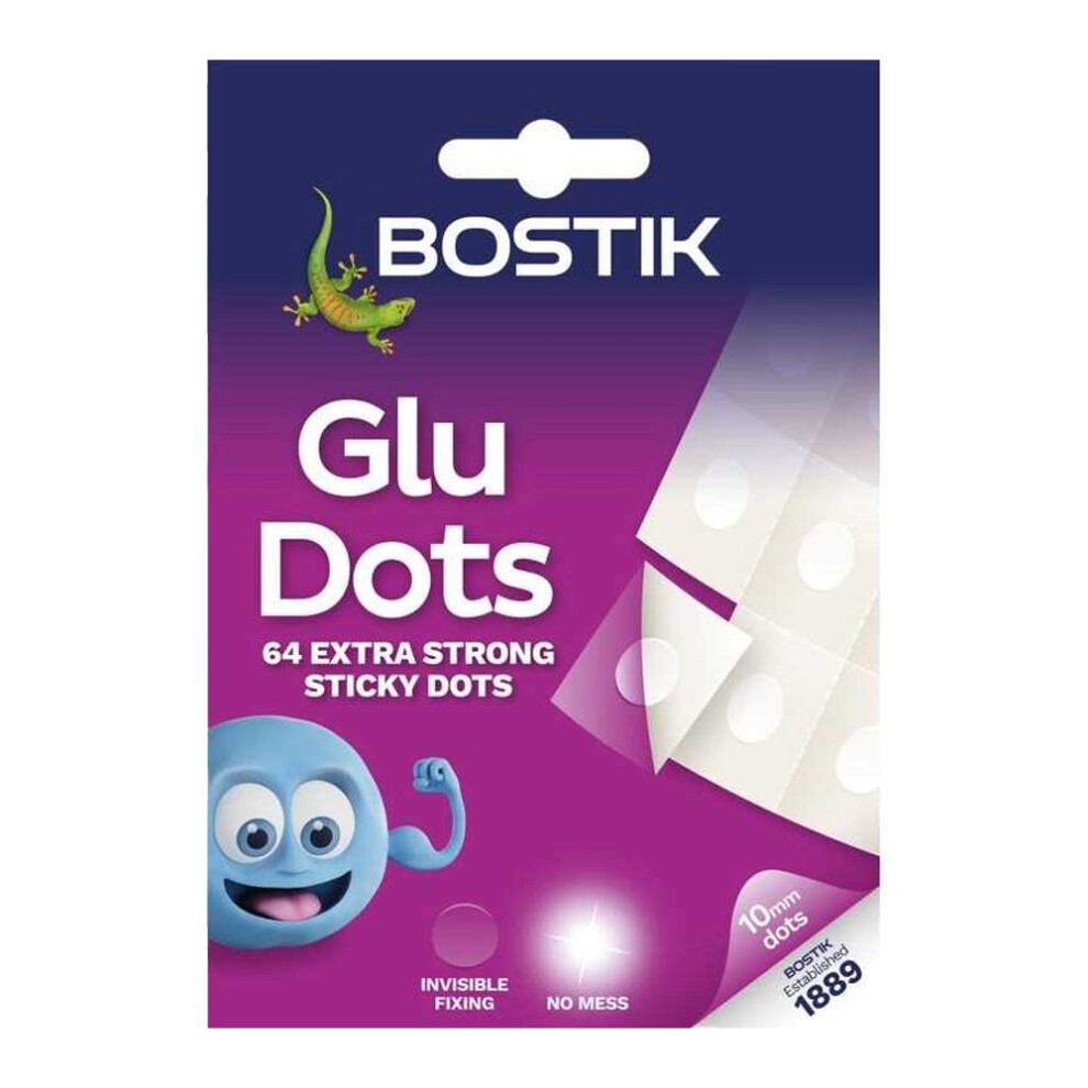 Bostik Sticky Dots (Pack Of 64) 5063884362430
