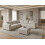 Beliani Modular Corner Sofa 5 Seater KIVVIK with Ottoman Boucle Off-White Right Hand 5