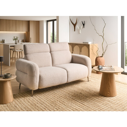 Beliani Sofa 2 Seater ARTUNA Boucle Beige 1