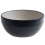 Beliani Set of 16 Dinnerware NUTMEG Stoneware Black 5