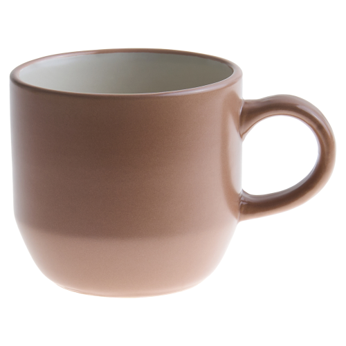 Beliani Set of 16 Dinnerware NUTMEG Stoneware Brown 1