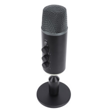 HiFi USB Gaming Microphone with RGB Lights, Mute & Adjustable Volume