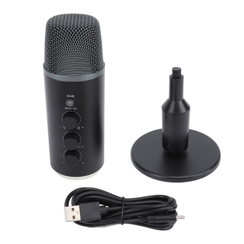 HiFi USB Gaming Microphone with RGB Lights, Mute & Adjustable Volume 1