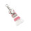 Liverpool FC (One Size, Pink/White) Liverpool FC Stripe Crest Keyring 1