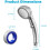 Pressure Handheld Shower Head with On/Off Switch, 3 Modes, 360 Adjustable Chrome Water Saving 5