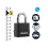 Master Lock Master Lock Excell 4-digit Black Finish Combination 50mm Padlock 6