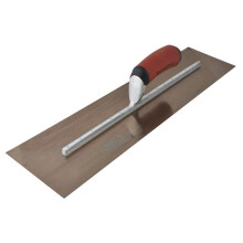 Marshalltown Mxs205gd Golden Stainless Steel Finishing Trowel Durasoft 20 X 5in
