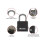 Master Lock Master Lock Excell 4-digit Black Finish Combination 50mm Padlock 3