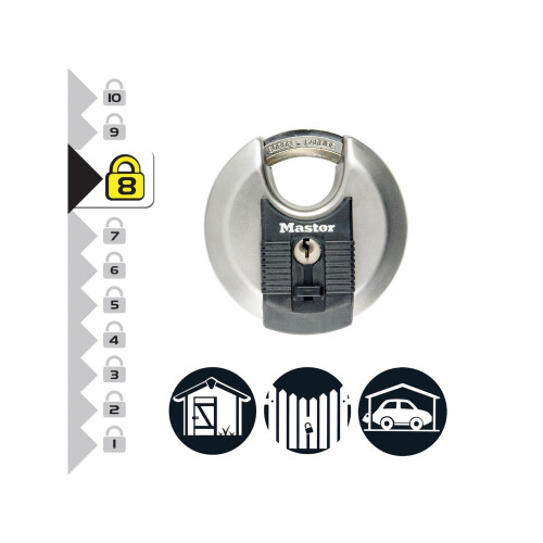 Master Lock Master Lock Excell Stainless Steel Discus Padlock 1