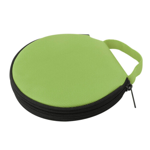 CD Storage Case with Dividers, 20Disc Capacity DVD Wallet Holder, Compact Green Design