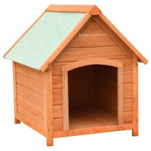 Nicho para cães em madeira de pinho e abeto maciço 72 x 85 x 82 cm 02_0001539