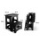 Folding Double Step Stool Heavy Duty Non-Slip MultiPurpose Kitchen DIY 4