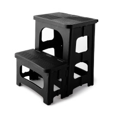Folding Double Step Stool Heavy Duty Non-Slip MultiPurpose Kitchen DIY