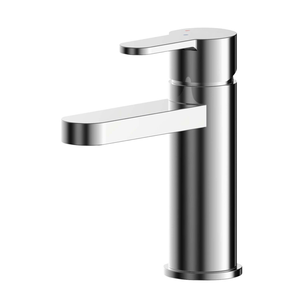 Balterley Consall Round Eco Mono Basin Mixer Tap & Push Button Waste - Chrome