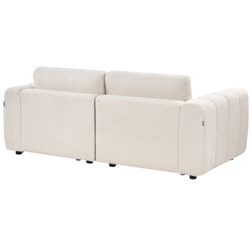 Beliani Modular Sofa 2 Seater KIVVIK Boucle Off-White 1