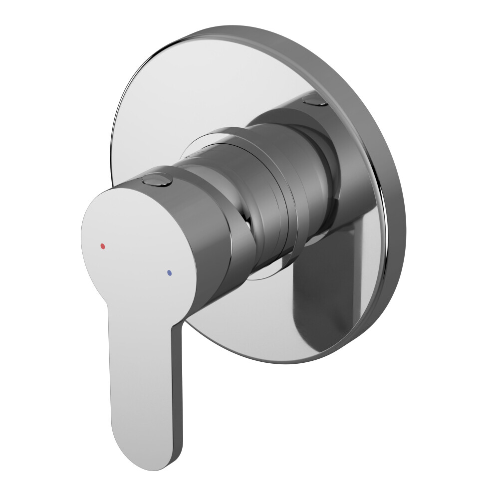 Balterley Consall Round Concealed Manual Shower Valve 1 Outlet - Chrome