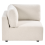 Beliani Corner Seat KIVVIK Boucle Off-White 5
