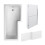 Balterley L Shape 1700x850 Shower Bath Set - Front Panel & Chrome Fixed Return Screen with Towel Rail, Right Hand 2
