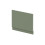 Balterley 750mm Bath MDF End Panel & Plinth - Satin Green 1