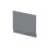 Balterley 750mm Bath MDF End Panel & Plinth - Gloss Cloud Grey 2