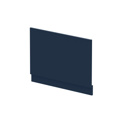 Balterley 800mm Edge/Power Straight End Bath Panel & Plinth - Matt Midnight Blue 1