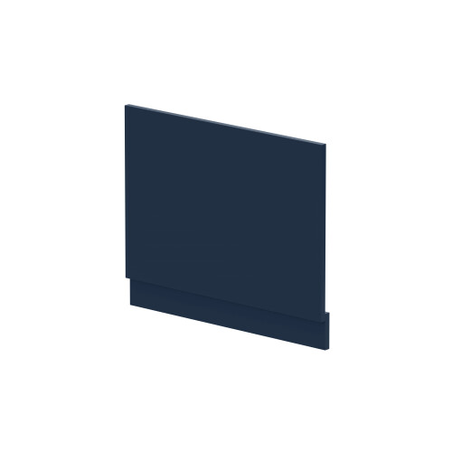 Balterley 700mm Edge/Power Straight End Bath Panel & Plinth - Matt Midnight Blue
