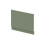 Balterley 800mm Bath MDF End Panel & Plinth - Satin Green 1