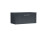 Balterley Partial Fluted 1 Drawer Wall Hung Vanity Unit with Colour Coordinating Worktop - 800mm - Satin Soft Black 1
