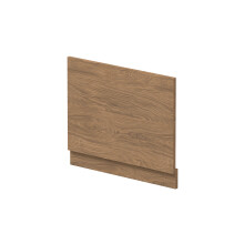 700mm Straight Bath End Panel and Plinth - Antique Oak