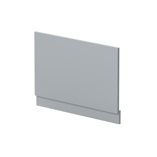 Balterley 800mm Straight Reversible Bath End Panel & Plinth - Satin Grey