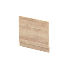 700mm Straight Bath End Panel and Plinth - Bleached Oak