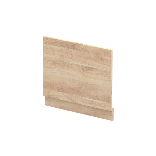 Balterley 700mm Straight Bath End Panel and Plinth - Bleached Oak