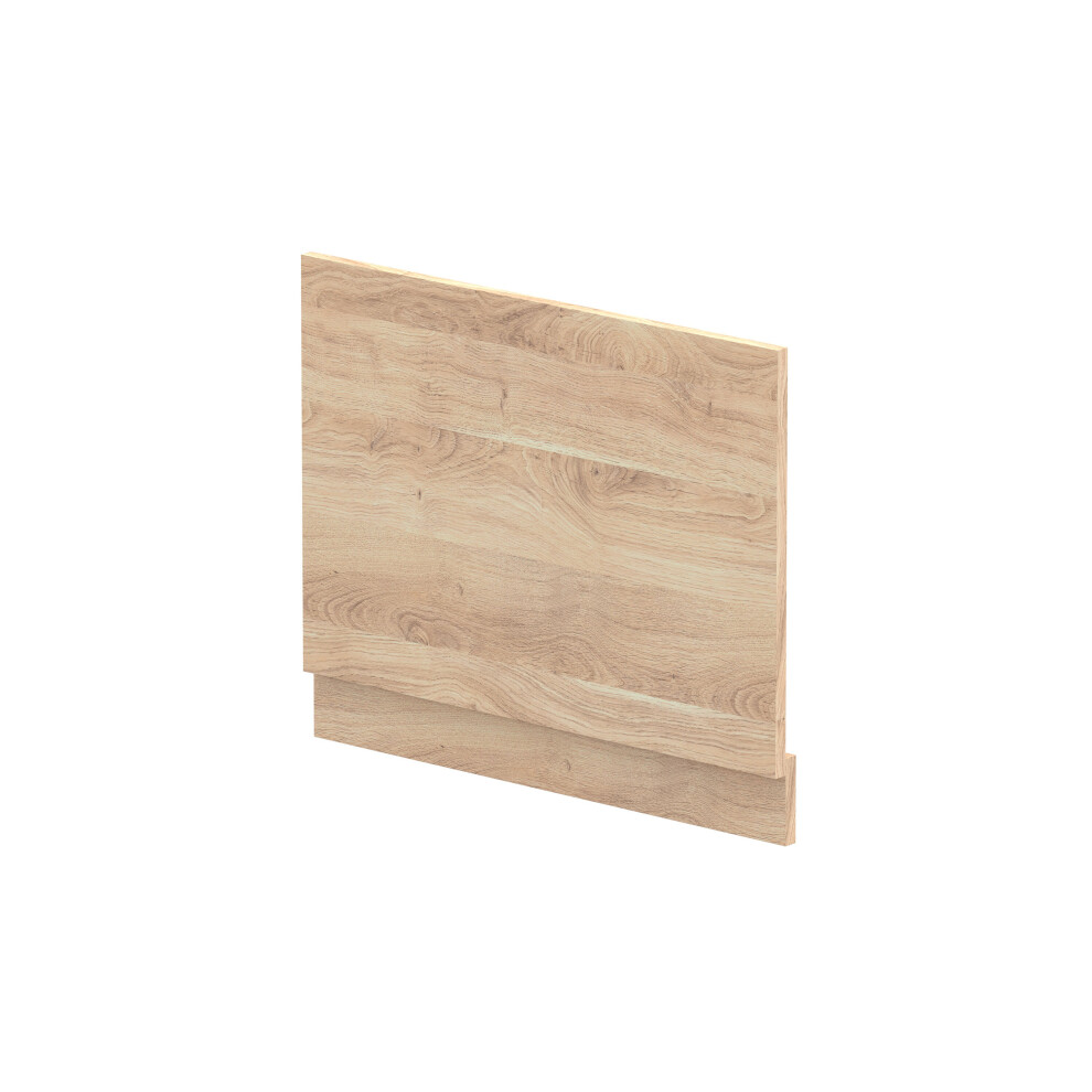Balterley 700Mm Straight Bath End Panel And Plinth - Bleached Oak