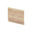 Balterley 800mm Straight Bath End Panel and Plinth - Bleached Oak 1