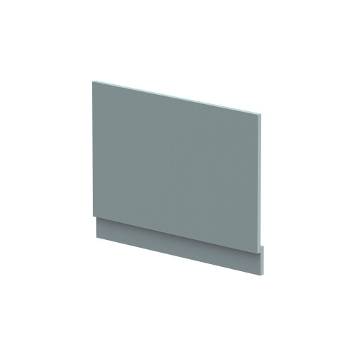 Balterley 750mm Edge/Power Straight End Bath Panel & Plinth - Matt Coastal Grey
