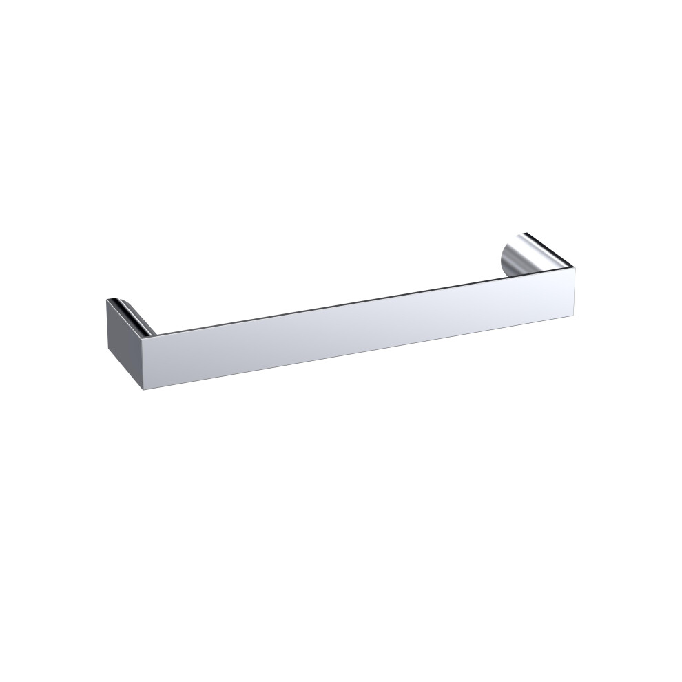 Balterley Furniture Handle Square D Shape Handle, 102Mm (96Mm Centres) - Chrome